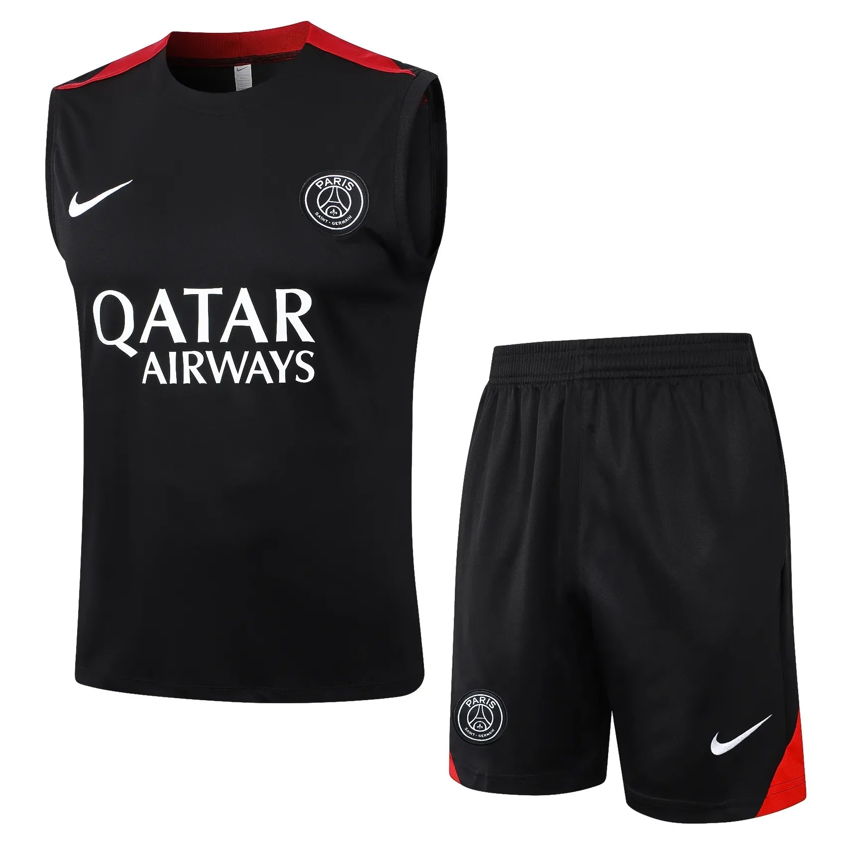 Conjunto PSG Treino Regata 24/25 - Preto