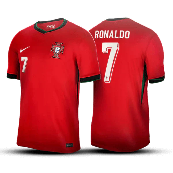 Camisa Portugal I 24/25 - Vermelha - RONALDO 7