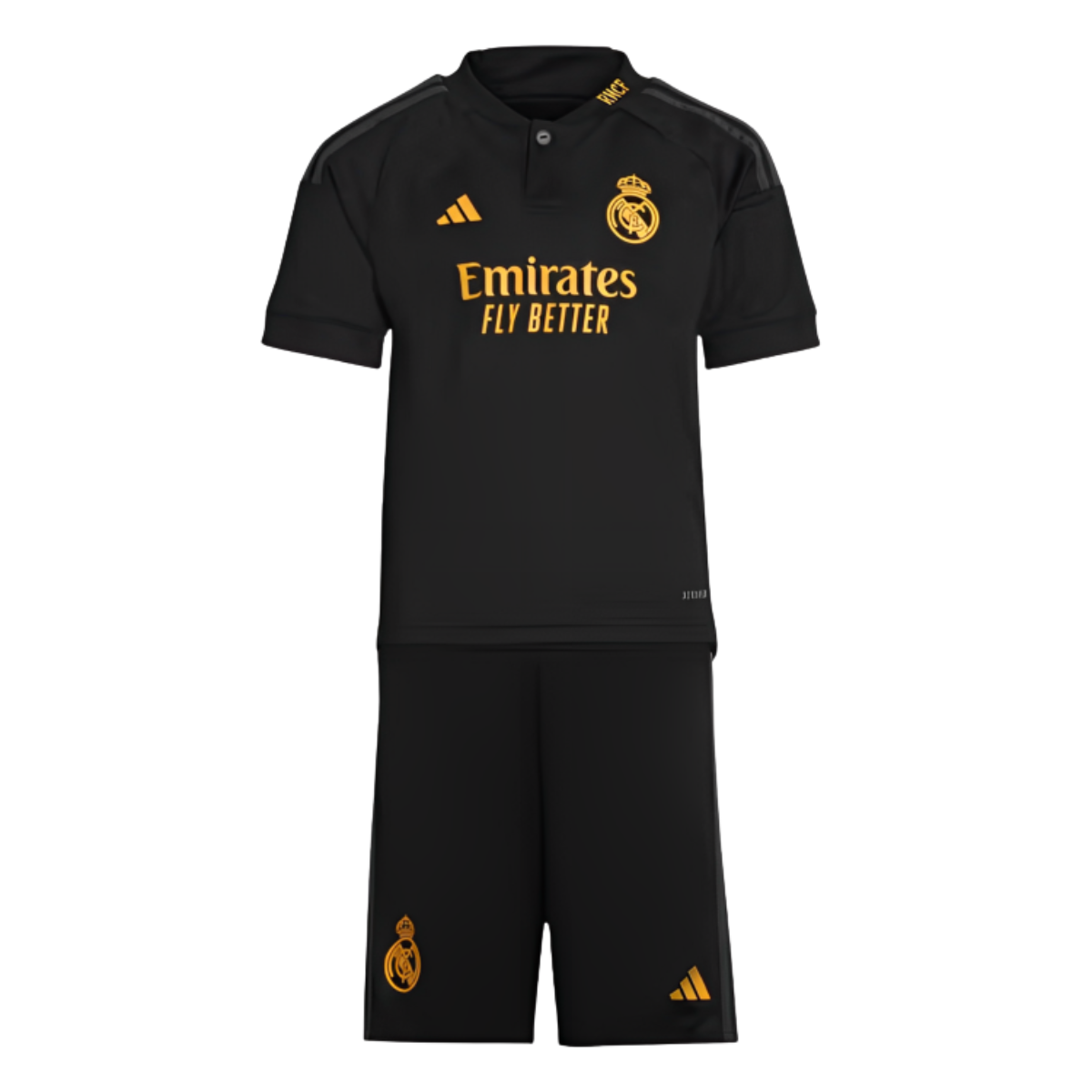 Kit Infantil Real Madrid III 23/24 – Preto