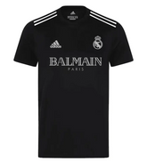 Camisa Real Madrid Balmain - Torcedor Adidas Masculina - Preta