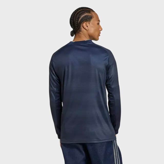 Camisa Real Madrid II Manga Longa 25/26 Torcedor Adidas - Azul Marinho