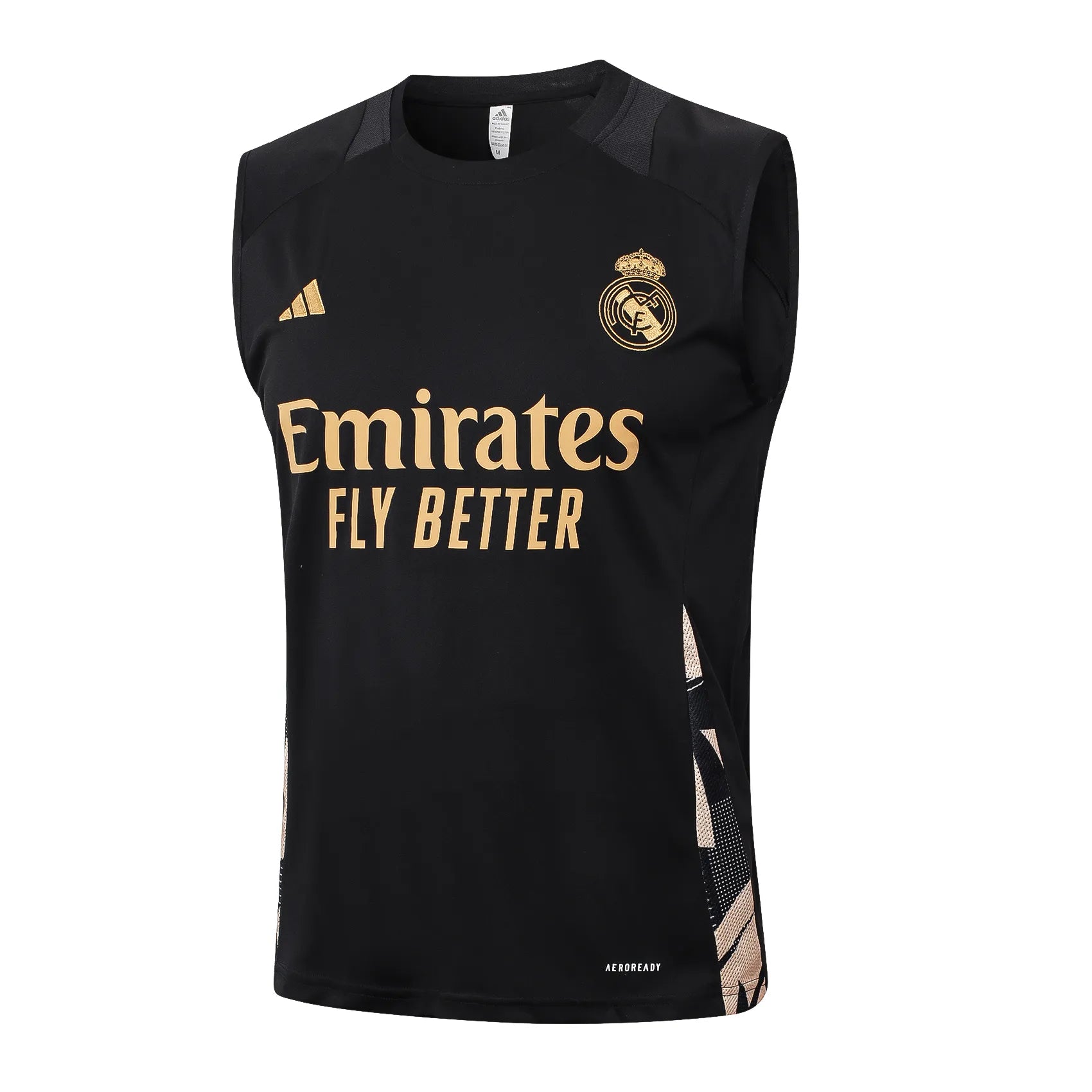 Conjunto Real Madrid Treino Regata 24/25 - Preto