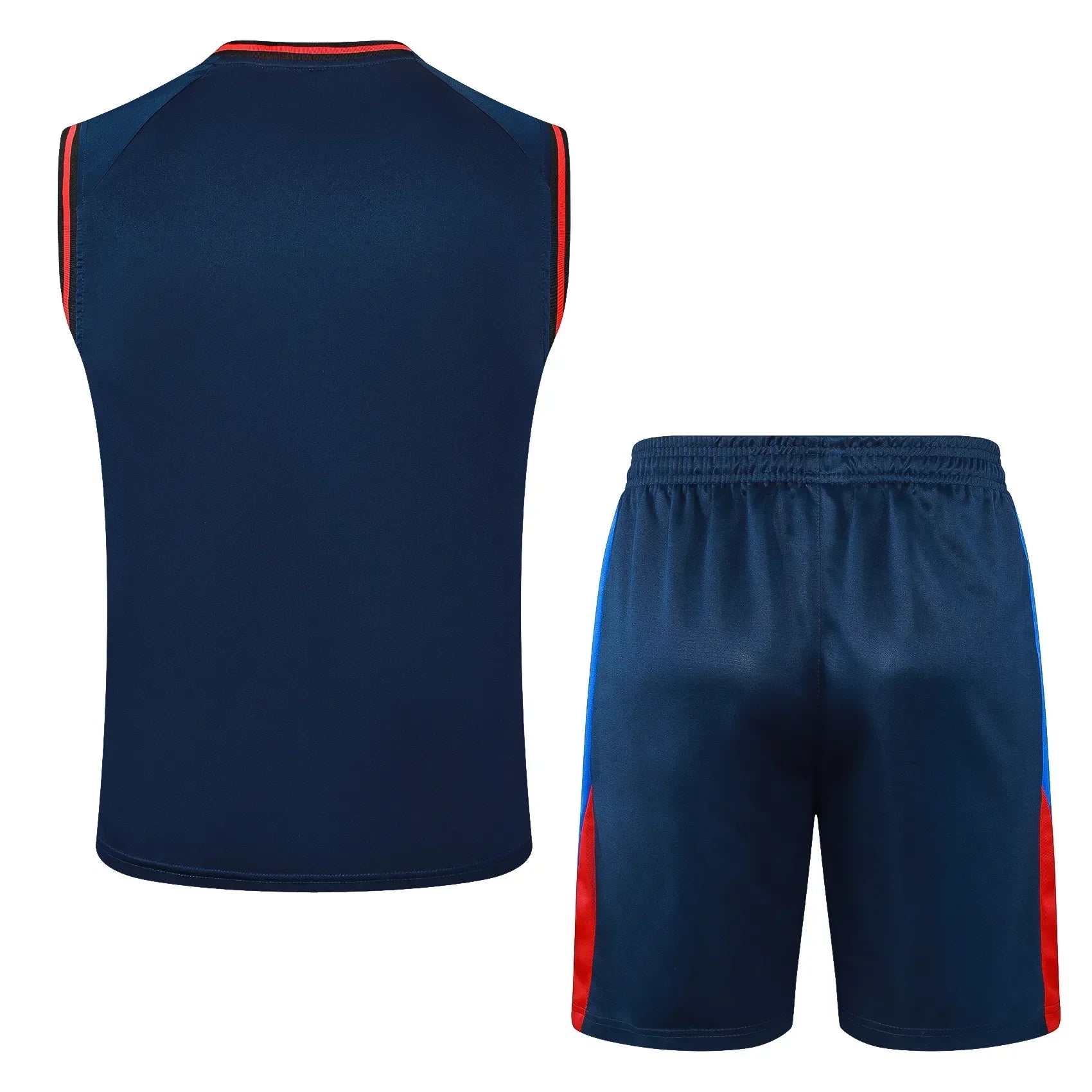 Conjunto Barcelona Treino Regata 24/25 - Vermelho e Azul