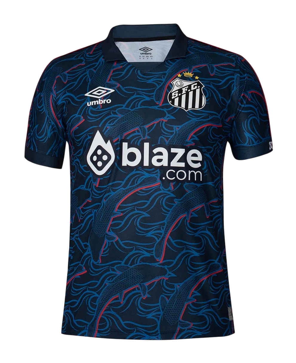 Camisa Santos III 23/24 - Azul