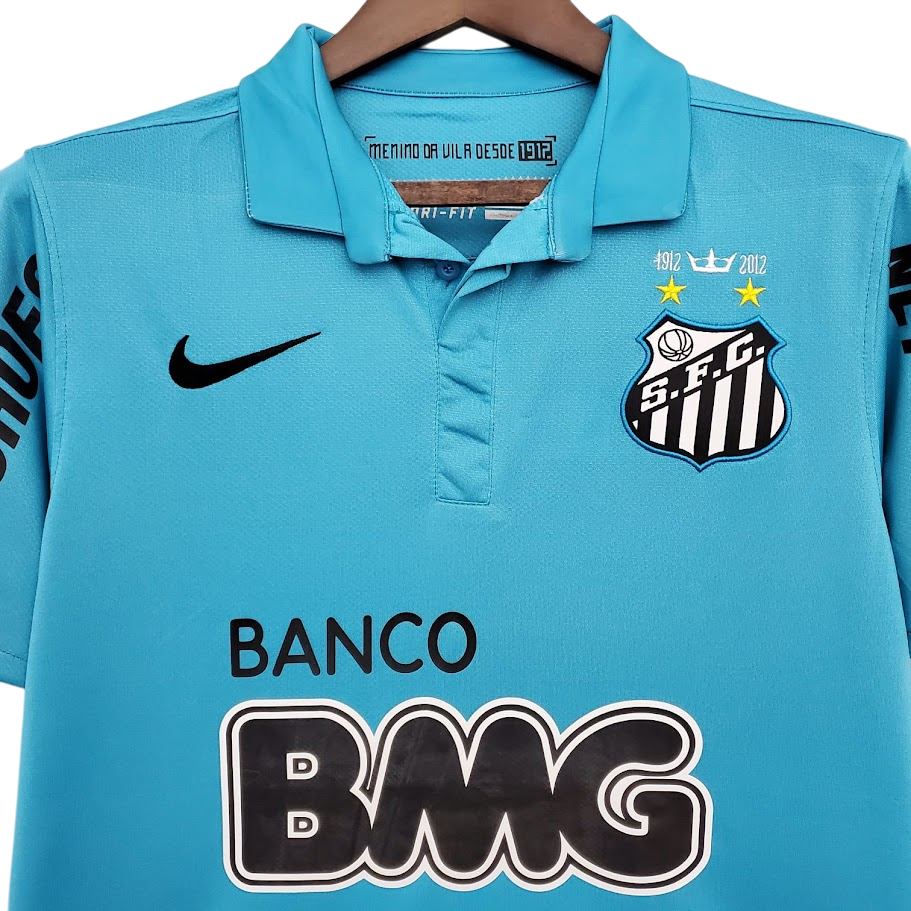 Camisa Santos III 2012/2013 Retrô - Azul