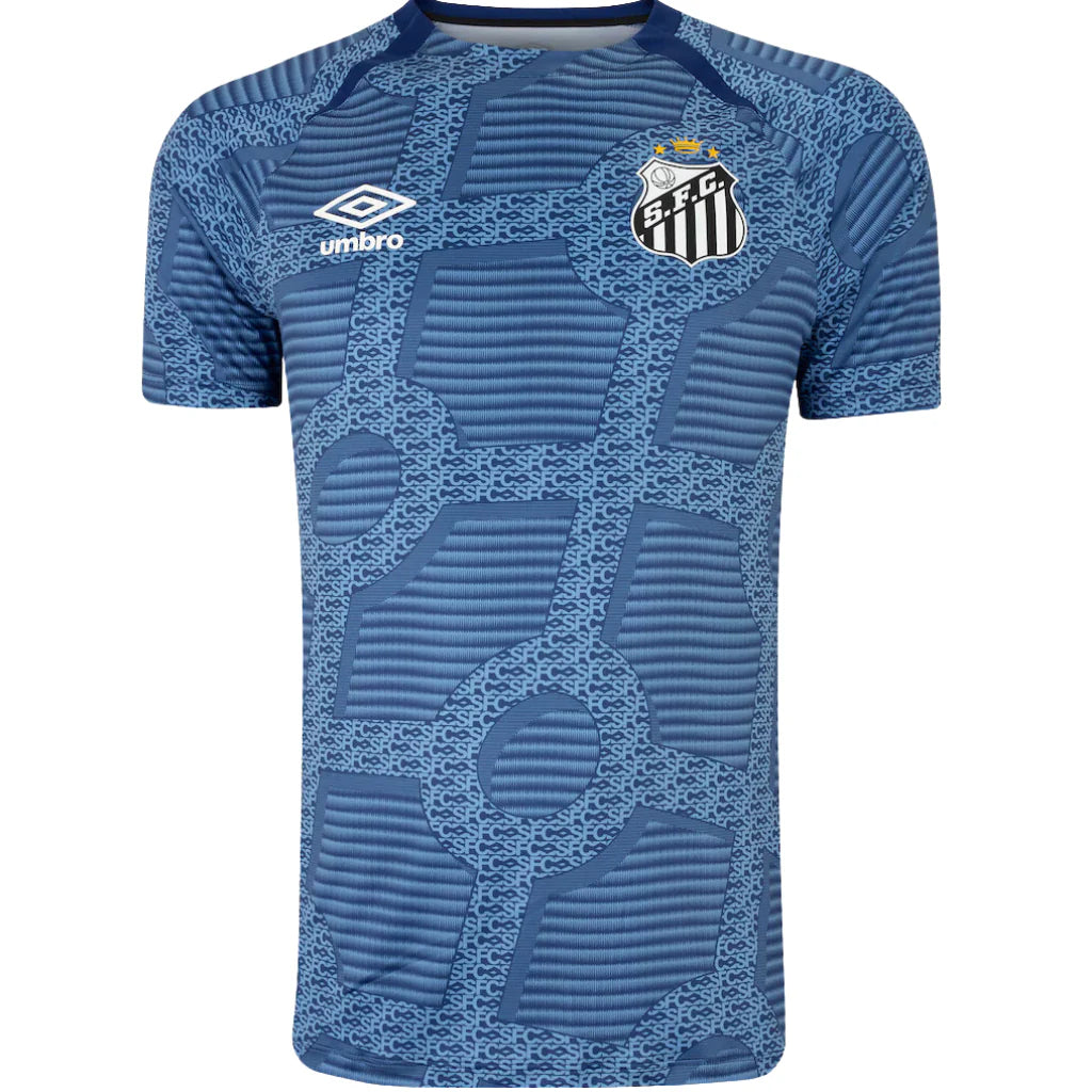 Camisa Santos Pré Jogo 24/25 - Azul