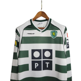 Camisa Sporting I 2001/2002 Manga Longa - Reebok - Retrô