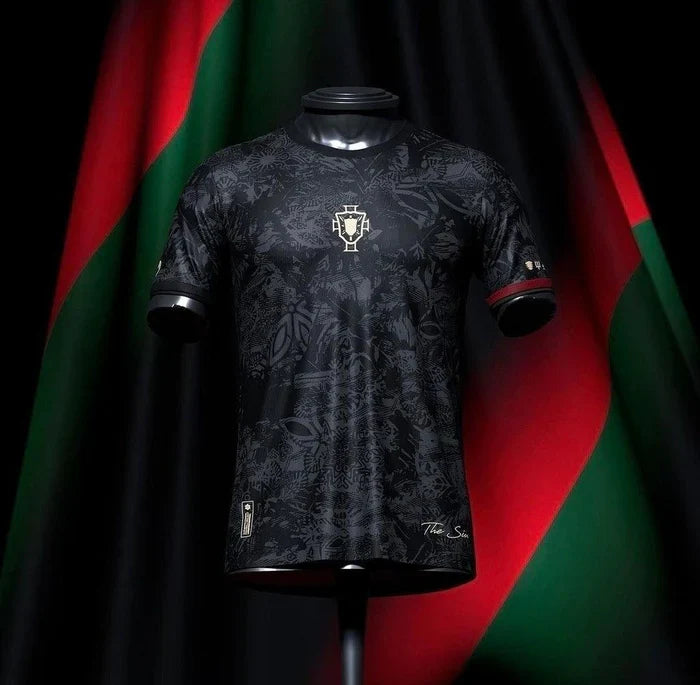 Camisa Cristiano Ronaldo 7 24/25 - The Siu - Preta Comma Football