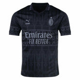 Camisa AC Milan Pleasures 23/24 - Torcedor Puma - All Black