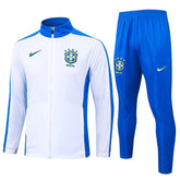 Conjunto Agasalho Treino Brasil 24/25 - Branco