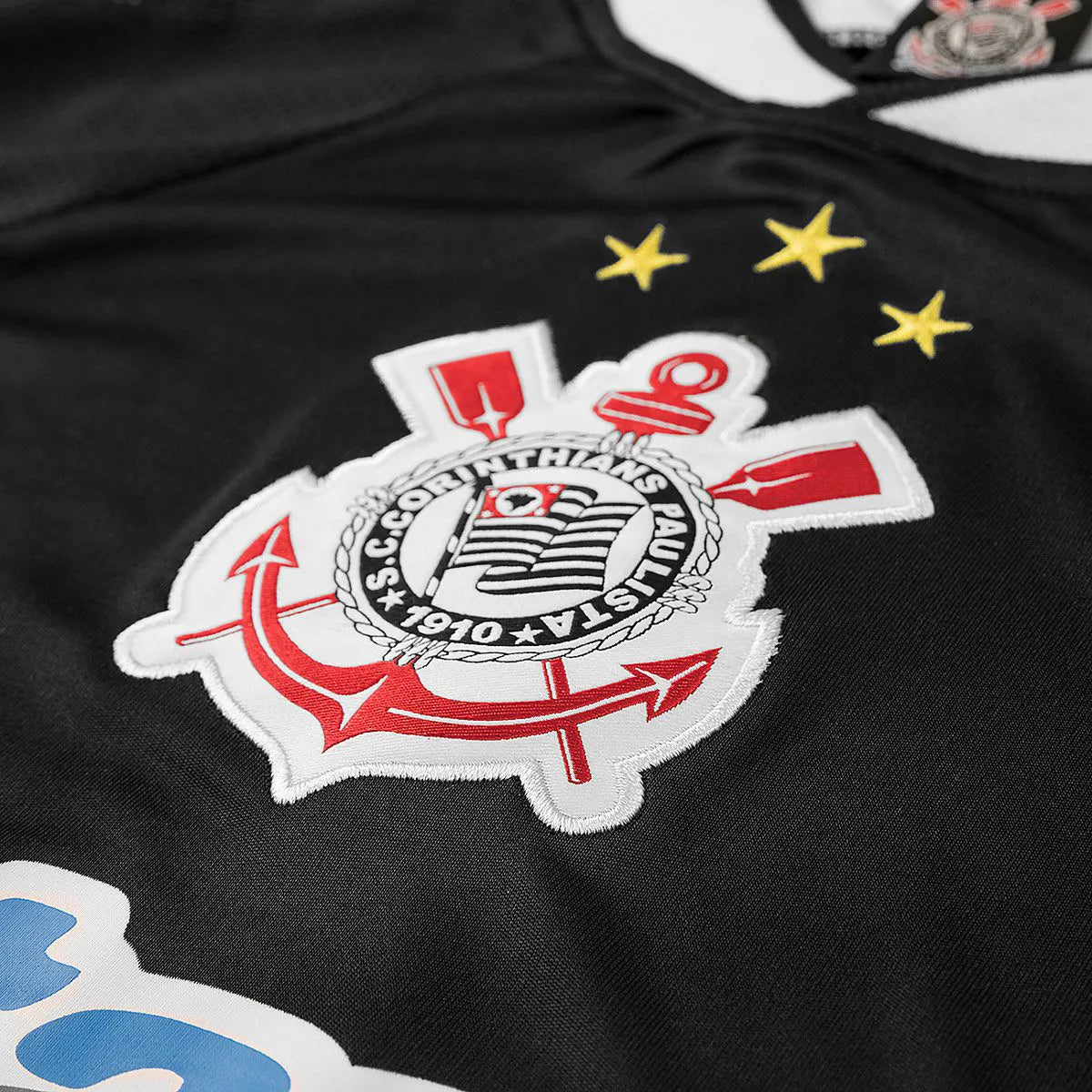 Camisa Corinthians I 2000 Retrô - Preta