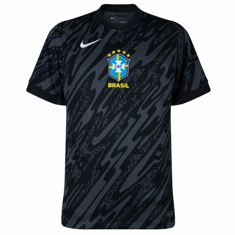 Camisa Seleção Brasileira Goleiro I 24/25 - Torcedor Nike Masculina - Preta
