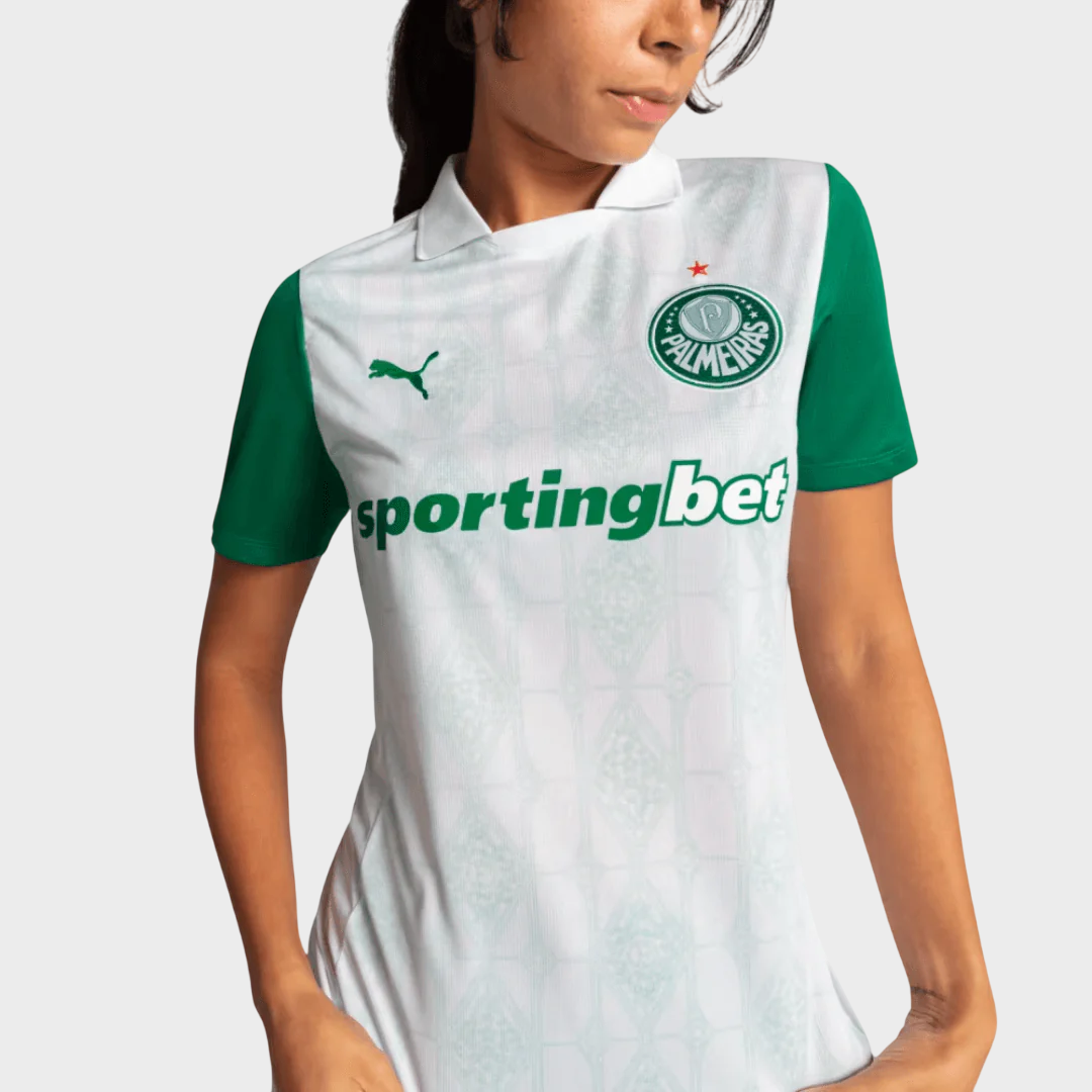 Camisa Palmeiras Feminina II 25/26 Torcedor Puma - Branca