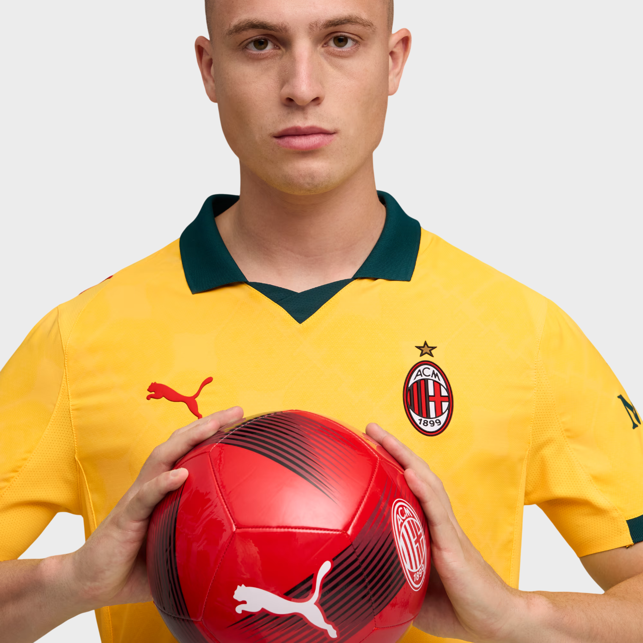 Camisa Milan III 25/26 - Torcedor Puma - Amarela