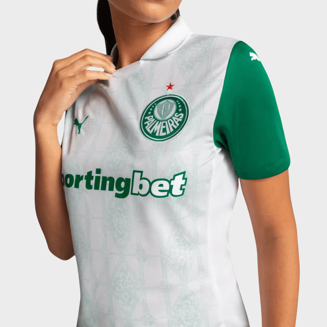 Camisa Palmeiras Feminina II 25/26 Torcedor Puma - Branca
