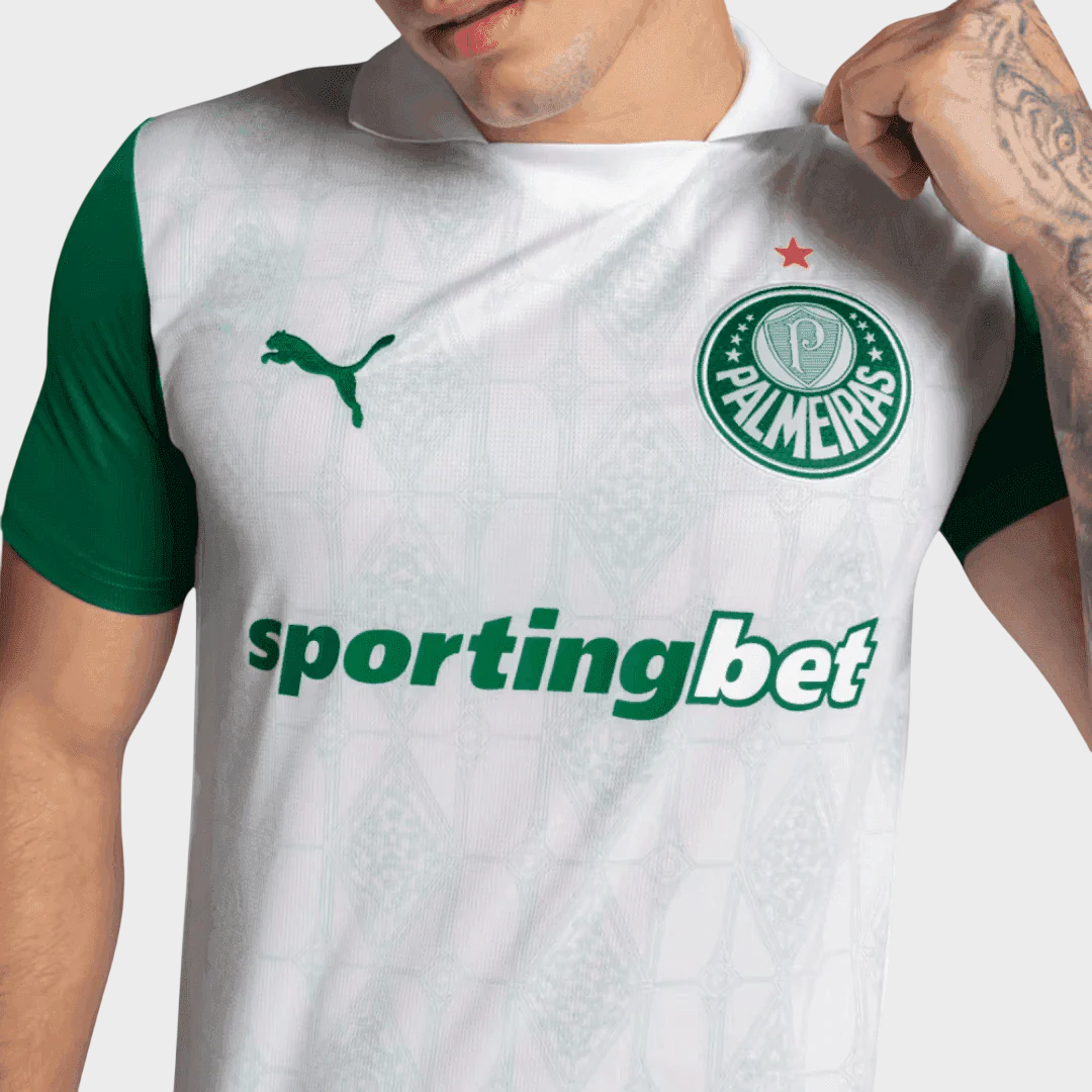 Camisa Palmeiras II 25/26 Torcedor Puma - Branca