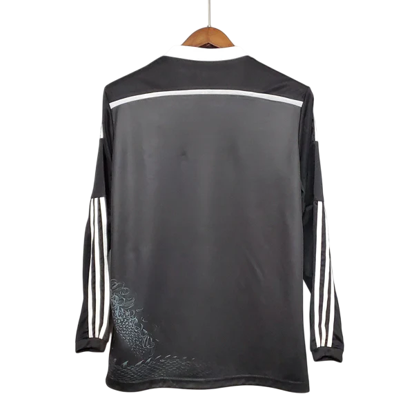 Camisa Real Madrid III 2014/2015 Manga Longa - Retrô - Preto