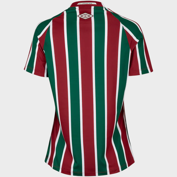 Camisa Fluminense Feminina I 25/26 - Vinho e Verde