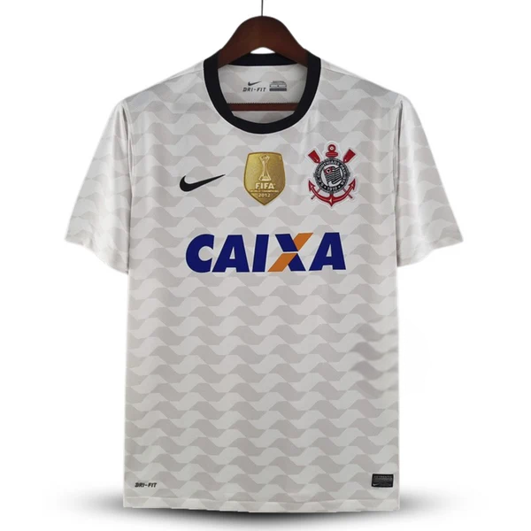 Camisa Corinthians I 2012/2013 Retrô - Caixa + Patch Mundial