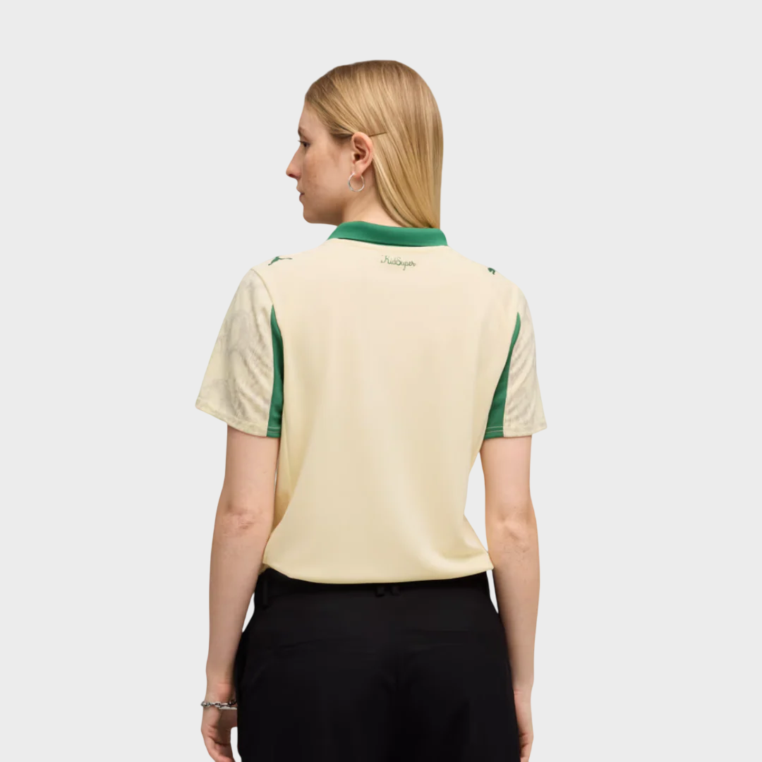 Camisa Palmeiras KIDSUPER Feminina 25/26 - Torcedor Puma - Bege
