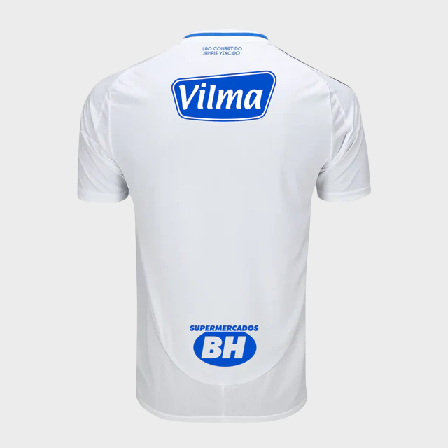 Camisa Cruzeiro II 25/26 - Branca + Patrocínios