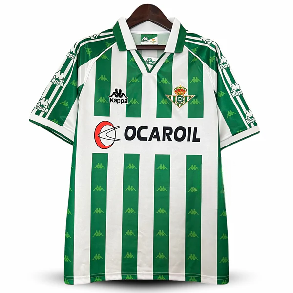 Camisa Real Betis I 95/96 - Verde e Branca - Retrô - OCAROIL