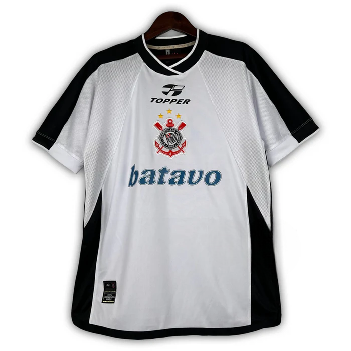 Camisa Corinthians I 2000 Retrô - Branca