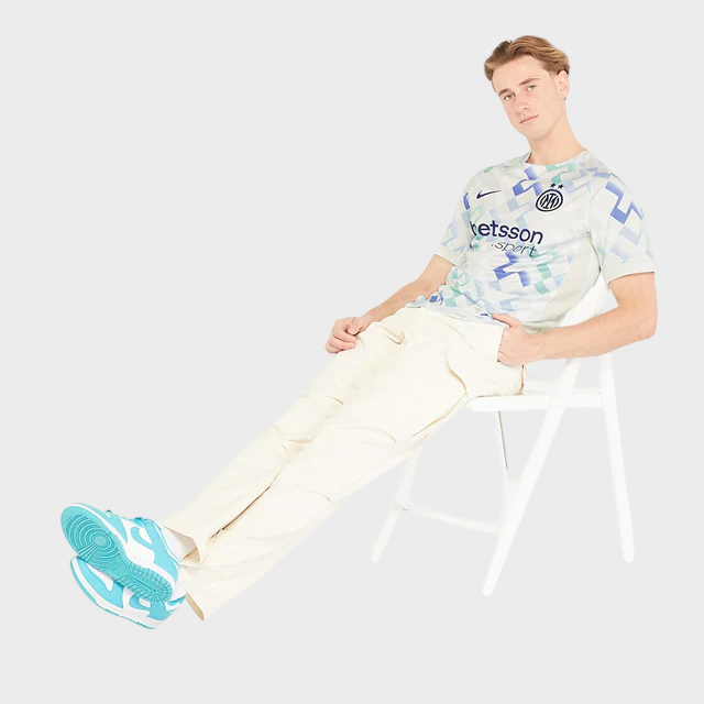 Camisa Inter de Milão II 25/26 Torcedor Nike Masculina - Azul Água