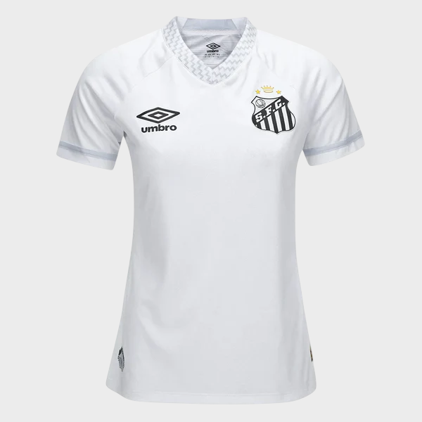 Camisa Santos Feminina I 25/26 - Branca