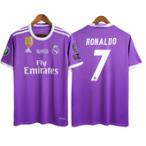 Camisa Real Madrid II 2016/2017 - Final Champions League - Roxa - RONALDO 7