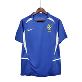 Camisa Seleção Brasileira II 2002 Nike - Retrô - Azul