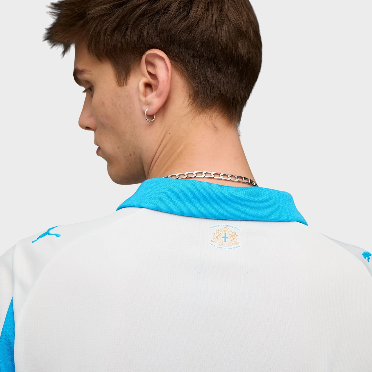 Camisa Olympique de Marseille I 25/26 - Puma - Branca
