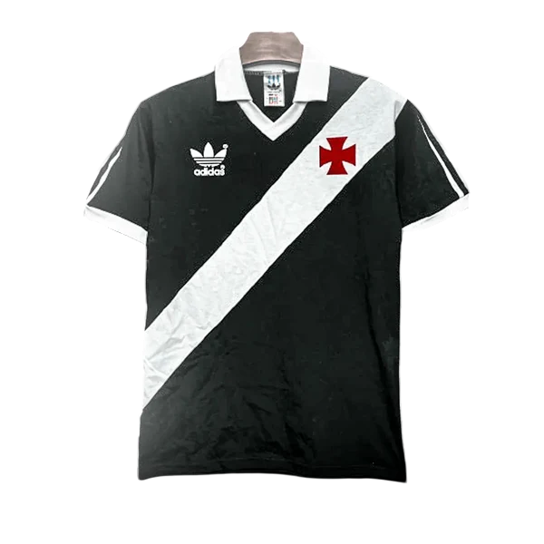 Camisa Vasco I 1989/1990 Retrô - Preta e Branca