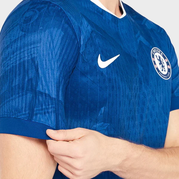 Camisa Chelsea I 25/26 Nike Jogador Masculina - Azul