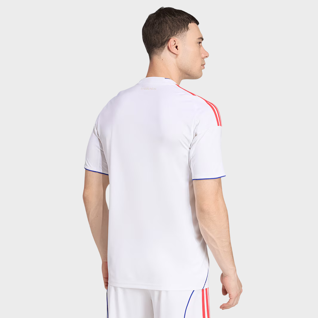 Camisa Lyon I 25/26 - Torcedor Adidas - Branca