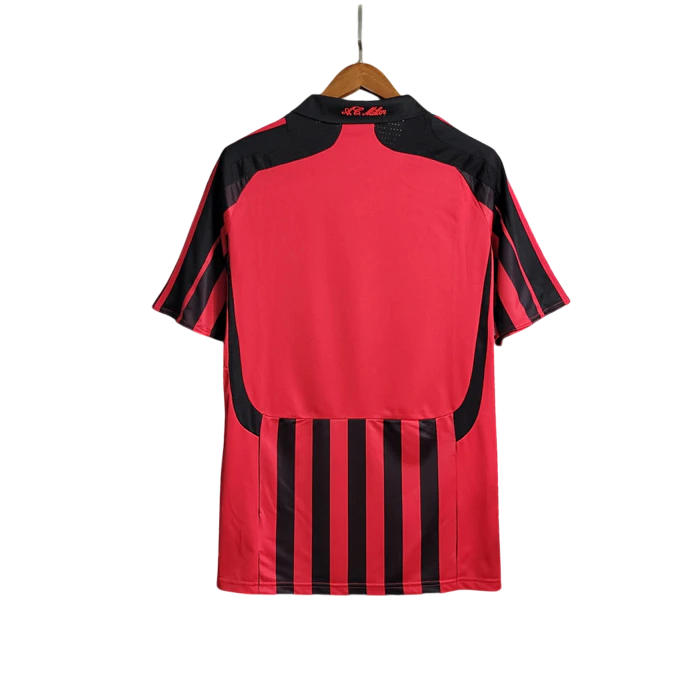 Camisa Milan I 2007/2008 Adidas Torcedor - Retrô