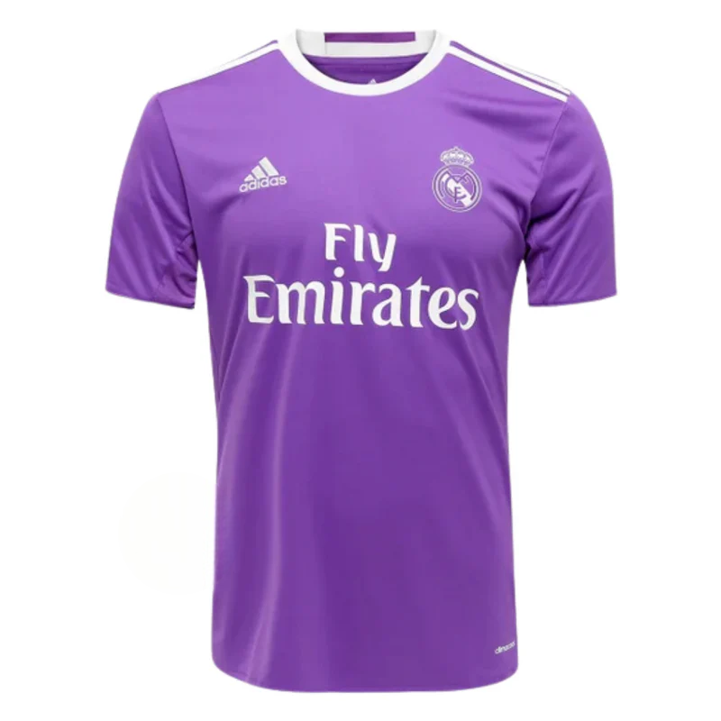 Camisa Real Madrid II 2016/2017 - Adidas - Roxa - Retrô