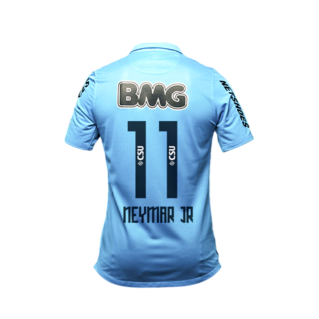 Camisa Santos III 2012/2013 Retrô Azul - NEYMAR JR 11