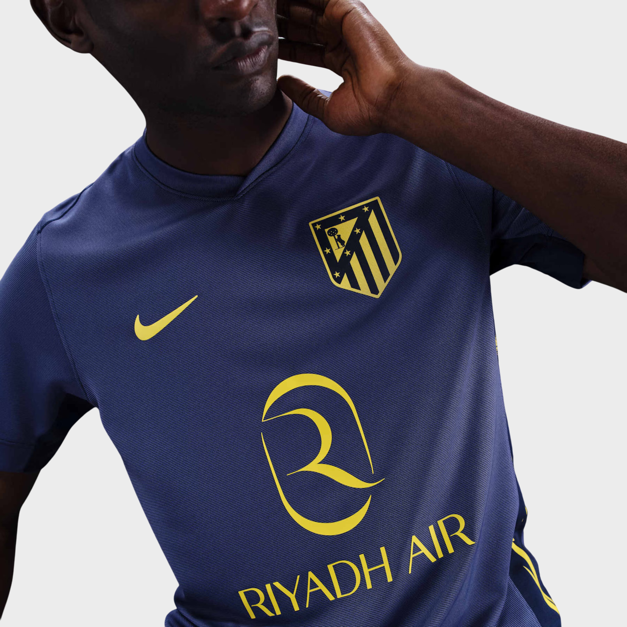 Camisa Atlético de Madrid II 25/26 Torcedor Nike Masculina - Azul Marinho