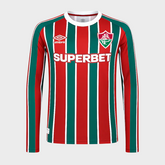 Camisa Fluminense I Manga Longa 25/26 - Vinho e Verde