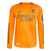 Camisa Real Madrid II Manga Longa 24/25 Torcedor Adidas - Laranja