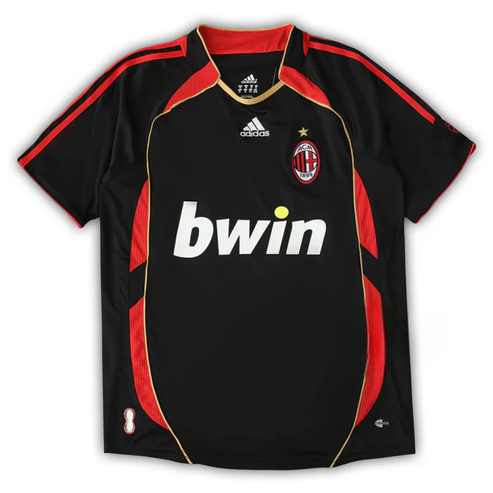 Camisa Milan III 2006/2007 Adidas Torcedor - Preta - Retrô
