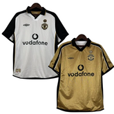 Camisa Manchester United 2001/2002 - Dupla Face - Retrô