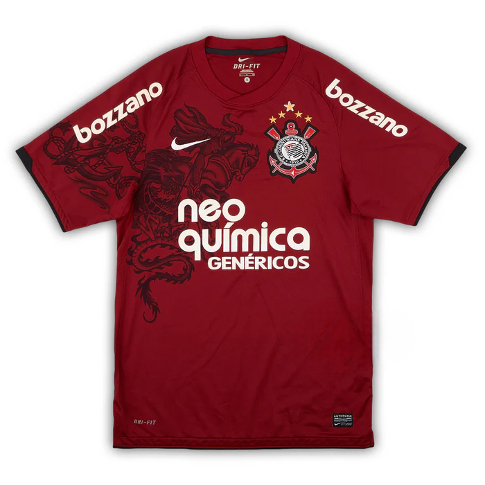 Camisa Corinthians III 2011 Retrô - Edição Limitada São Jorge - Bordô
