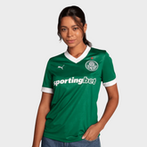 Camisa Palmeiras Feminina I 25/26 Torcedor Puma - Verde