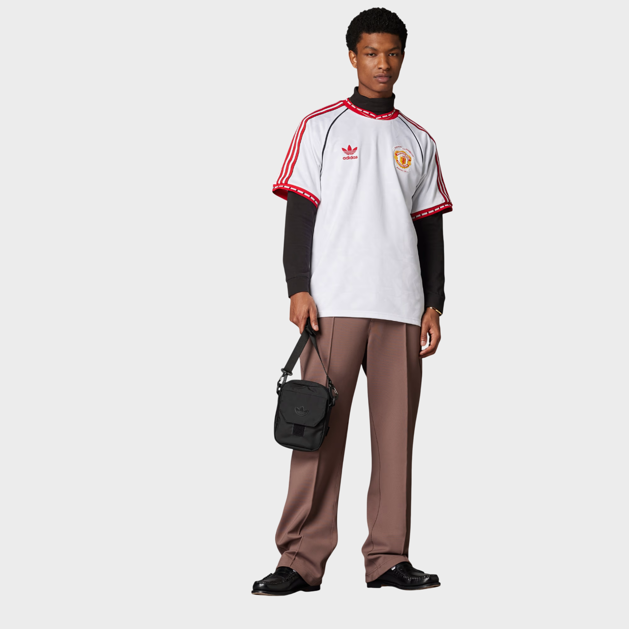 Camisa Manchester United 25/26 - Comemorativa Adidas Masculina - Branca