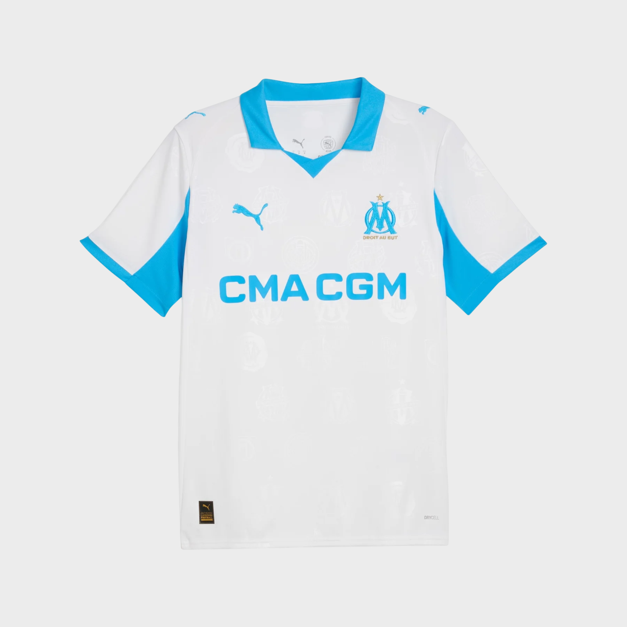 Camisa Olympique de Marseille I 25/26 - Puma - Branca