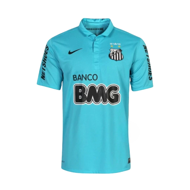 Camisa Santos III 2012/2013 Retrô Azul - NEYMAR JR 11