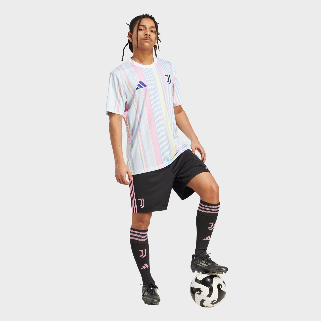 Camisa Juventus Pré-Jogo 25/26 Adidas - Branca