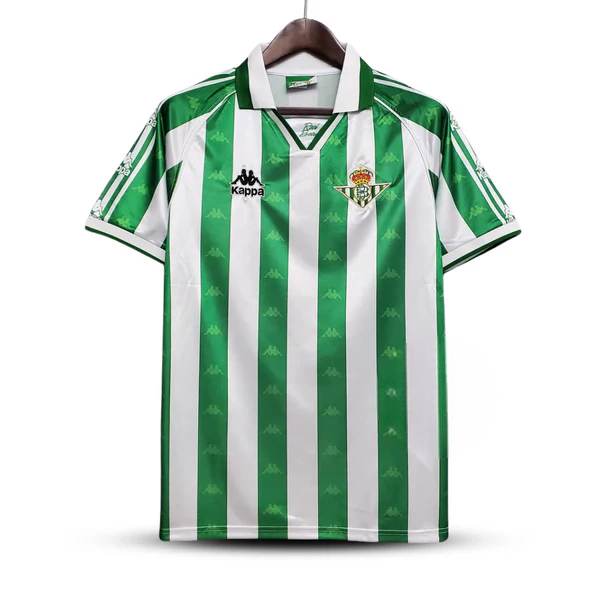 Camisa Real Betis I 95/96 - Verde e Branca - Retrô